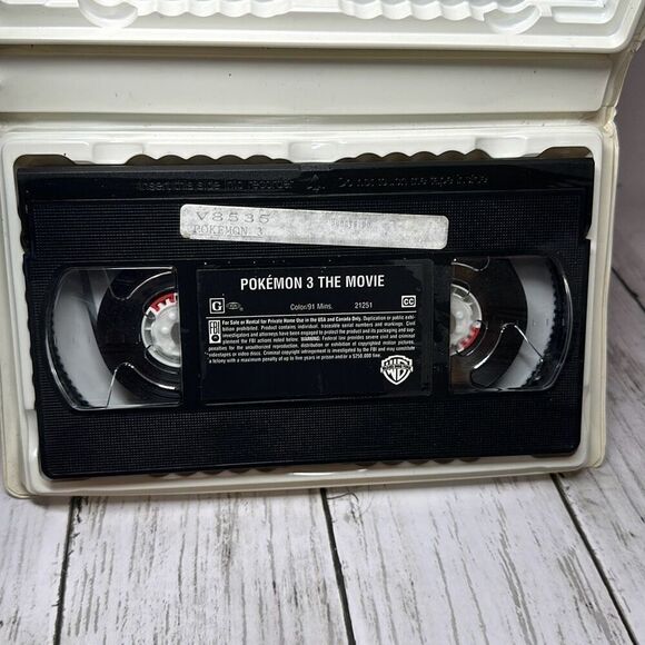 Pokémon the Movie 3 VHS 2001 Clamshell Warner Bros - Picture 6 of 7